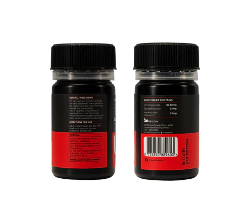 BN Iron - Iron Tablets + Vitamin C