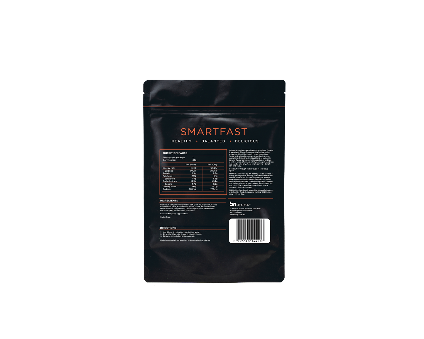 SMARTFAST Tomato Vegetable Soup (Pack of 6)