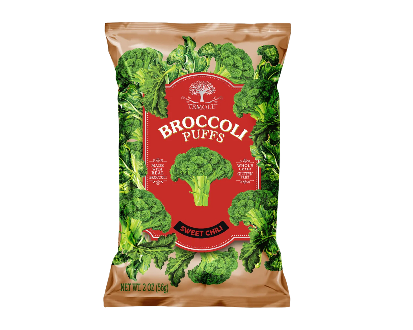 Temole Snack Broccoli Puff 56g 5pack