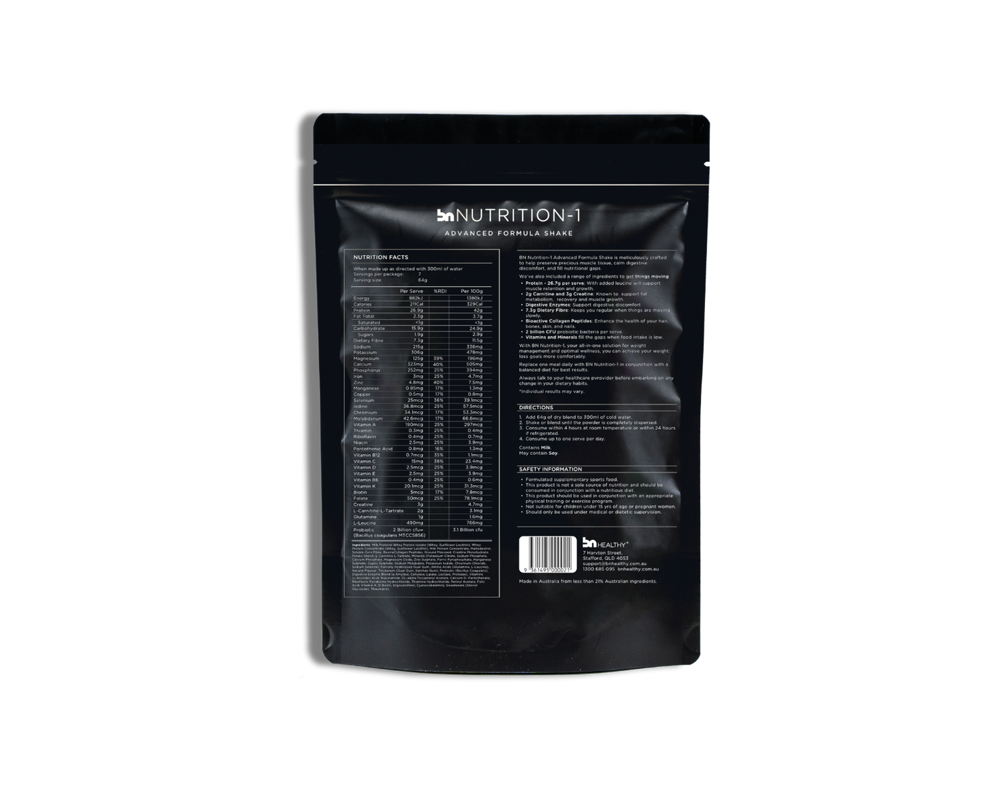 BN Nutrition-1  - Advanced Formula Shake