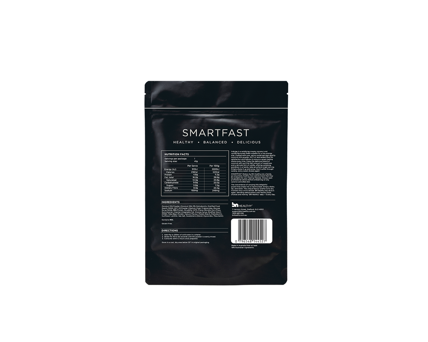 SMARTFAST Vanilla Coconut Shake (Pack of 6)